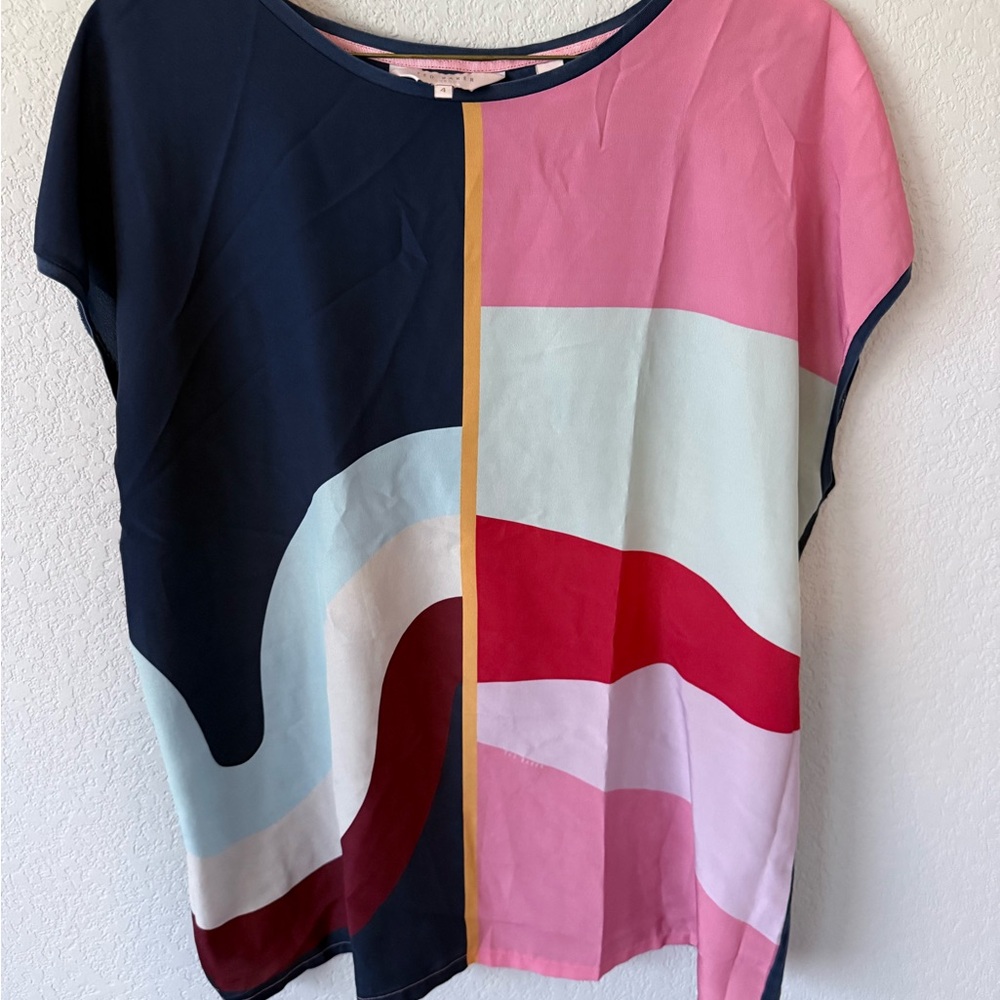 Ted Baker Abstract Top Size 4